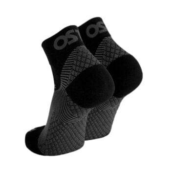 Et par sorte hælspore sokker