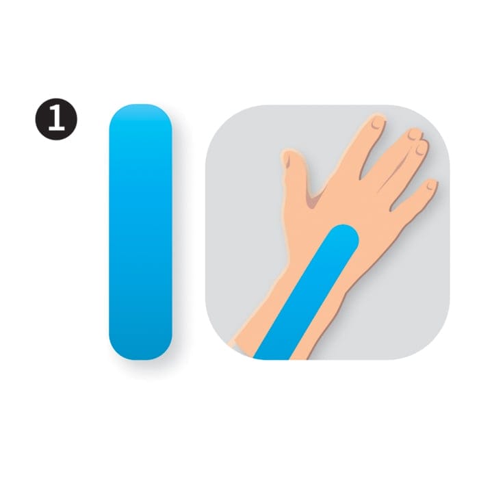 Kinesiologytape Precut - Håndled (8 pak) 2 Kinesiologytape Precut - Håndled (8 pak) - Billede 2