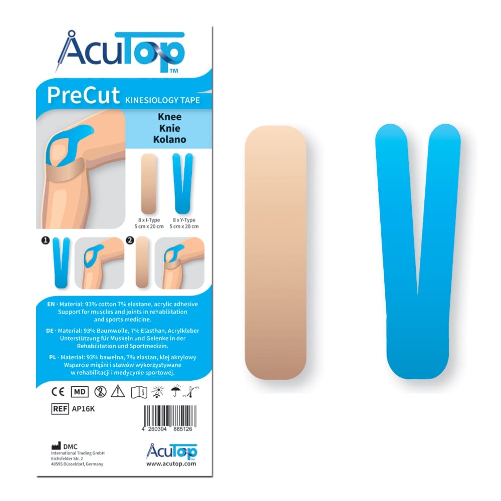 Kinesiologytape Precut - Knæ (8 pak) 4 Kinesiologytape Precut - Knæ (8 pak) - Billede 4