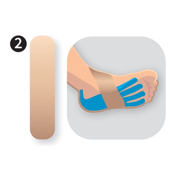 Kinesiologytape Precut - Fod (8 pak) 3 Kinesiologytape Precut - Fod (8 pak) - Billede 3