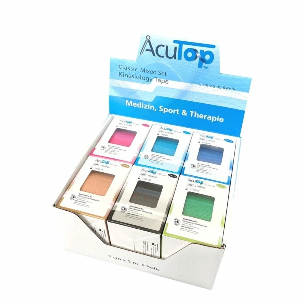 AcuTop Classic kinesiologitape i flere farver
